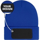 Myrtle beach Pletená čepice thinsulate s nášivkou MB7407 Royal