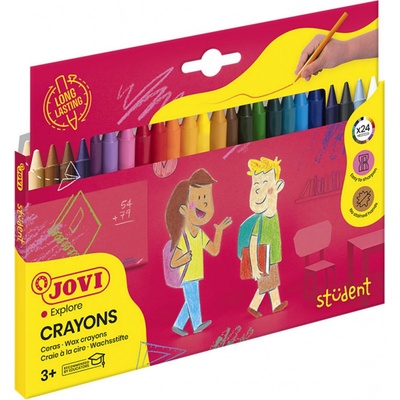 JOVI PLASTICOLOR Voskovky guľaté 24 ks