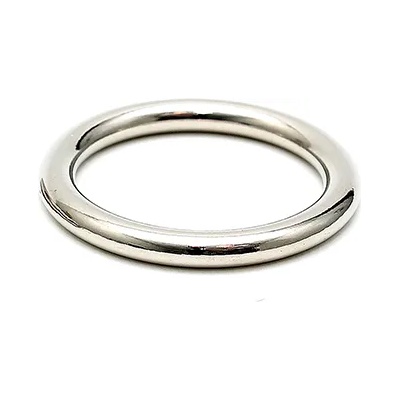 Rimba Solid Metal Cockring 6mm Thick 7371 45mm