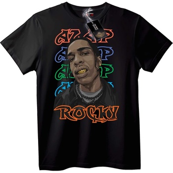 NOONEBRAND Тениска A$AP Rocky с Графика - S, Black