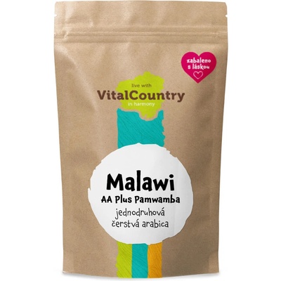 Vital Country Malawi AA Plus Pamwamba mletá 0,5 kg