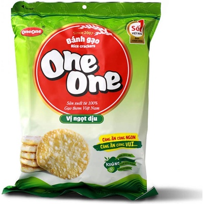 ONE ONE Ryžové krekry sladké 150 g