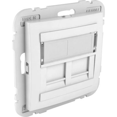 Efapel Logus kryt RJ45 x2 90442 S BR biela