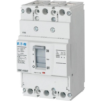 Eaton Прекъсвач с фиксирани настройки EATON BZMB1-A80 15kA, 109729 - 3P, 80 A, 415 V (109729)