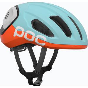 POC Велосипедна каска POC Amidal indicolite blue mat/carnelian orange mat