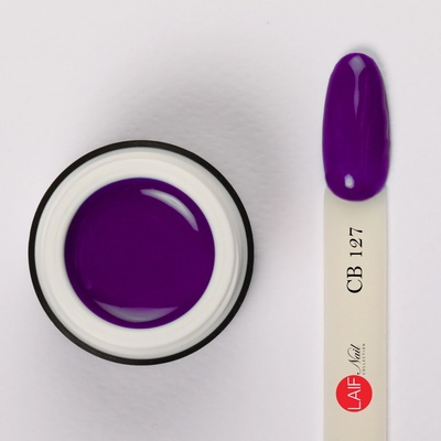 Laif Barevný UV/LED gel fialový CB 127 Violet 6 ml