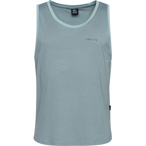 Chillaz Мъжки потник с широка презрамка Chillaz Palau Carabiner Logo Tank top - Dark Arctic - размер S (216-8117-0213)