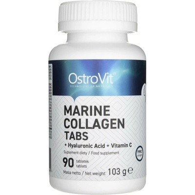 Ostrovit Morský kolagén + kyselina hyalurónová a vitamín C 90 tabliet