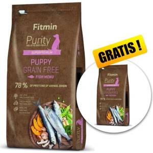 Fitmin Purity Puppy Grain Free Fish 12 kg + 2 kg GRÁTIS