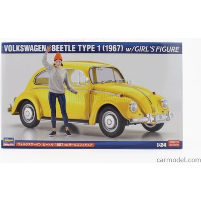 Hasegawa Volkswagen Beetle Type 1 With Girl Figure 1967 1.24