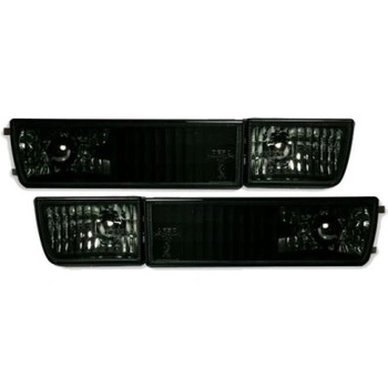 Image 1 of Кристални мигачи с декоративен халоген за Golf 3 / Vento - черни