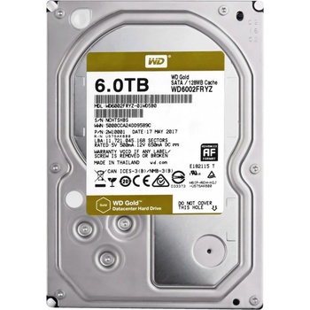 WD Gold 6TB, WD6002FRYZ