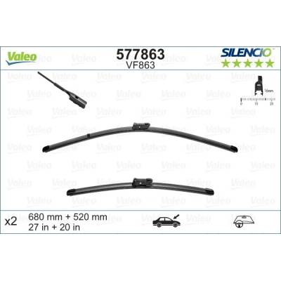 Valeo Silencio X-TRM 690+520 mm 577863 sada