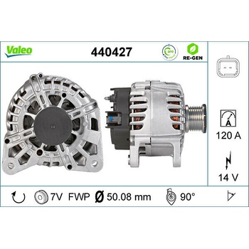 Alternátor VALEO 440427
