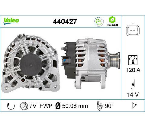 Alternátor VALEO 440427