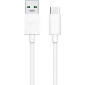 OPPO SuperVOOC USB кабел за данни - Type-C, 100 см, БЯЛ (DL122)