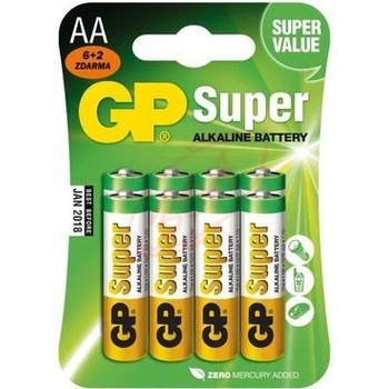 GP Super Alkaline AA 8ks 1013218000