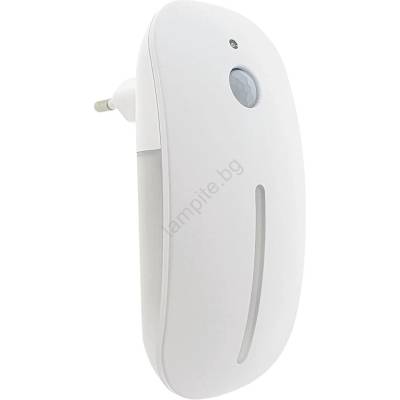 Baterie Centrum Led Нощна лампа със сензор led/1w/230v бял (bc0637)
