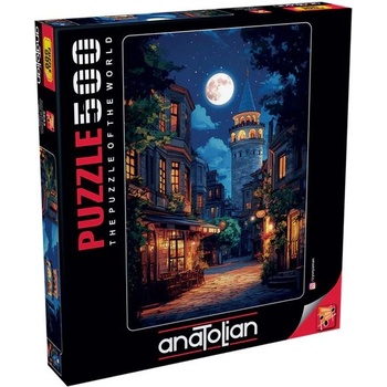 Anatolian Пъзел Anatolian - Галата при пълнолуние, 500 части (P3643)