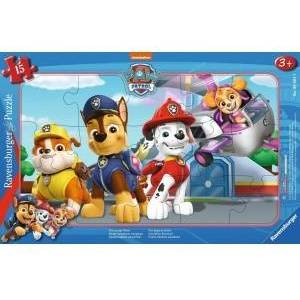 Ravensburger Kinderpuzzle Vier mutige Retter (15 Teile, Rahmenpuzzle)