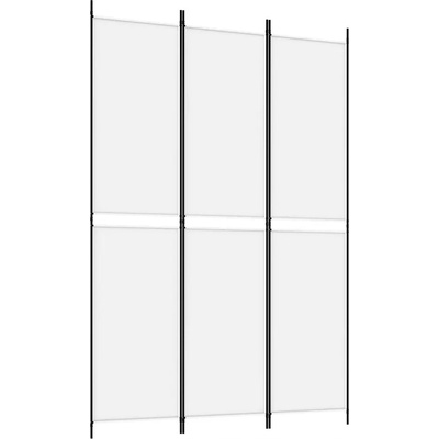 VidaXL Paraván 3-panelový bílý 150 x 220 cm