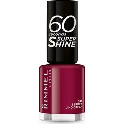 Rimmel 60 Seconds лак за нокти Woman 8 мл 340 Berries And Cream