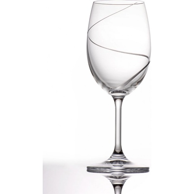 Bohemia Crystal Sklenice na víno dekor ATLANTIS 6 x 350 ml