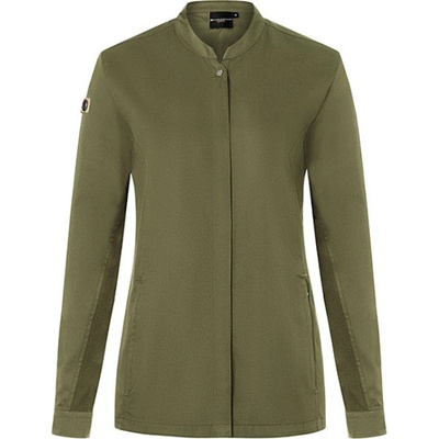 Karlowsky Dámska gastro košeľa KY134 Moss Green ca. Pantone 4229C