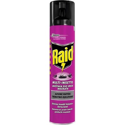 Raid Аерозол срещу насекоми, Универсален, 400 ml
