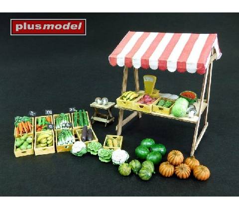 Plus Model Vegetable market 1:35