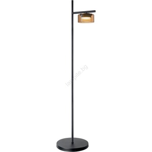 Polux LED подова лампа OFELIA 1xGX53/6W/230V черна/бежова (SA2374)