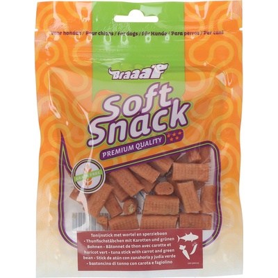 Braaaf tuňákové tyčinky s mrkví a zelenými fazolkami 3 x 85 g