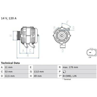 BOSCH Generátor 0986082220