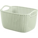 Úložné boxy CURVER 226391 Košík KNIT 8L - krémový (03674-X64)