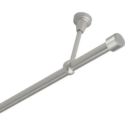 OK-GarnýžeCZ Garnýž kovová jednořadá 19mm Pullo satina 340 cm do stropu / na tunýlek - bez kroužků
