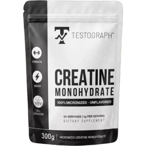 Testograph Creatine Monohydrate [300 грама] Неовкусен