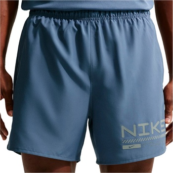 Nike Мъжки шорти за бягане Nike Winterized Challenger 5'' 2in1 Shorts Running shorts - Diffused Blue / Reflective Silver - размер XL (012-3990-0214)
