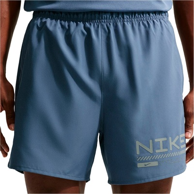 Nike Мъжки шорти за бягане Nike Winterized Challenger 5'' 2in1 Shorts Running shorts - Diffused Blue / Reflective Silver - размер XL (012-3990-0214)