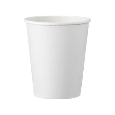 Intertan SA Papierový pohár biely O80 mm 8oz, 250 ml , WI76228