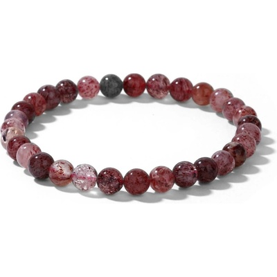 Jan Kos jewellery Náramek se strawberry quartz STA 8092 GU18