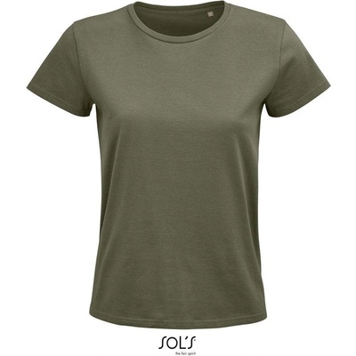 SOL'S Pioneer Women Dámske tričko zelená khaki