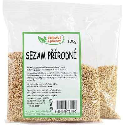 Zdraví z přírody Sezam přírodní 100 g