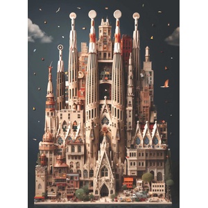 Anatolian - Puzzle Yasin Yaman: La Sagrada Familia - 1 000 piese