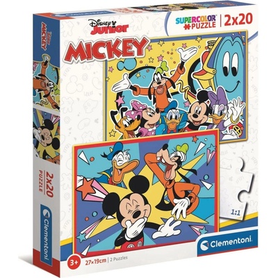 Clementoni Mickey 2 x 20 dílků