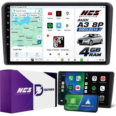 NCS D9 Audi A3 8P 2003-2012 4GB