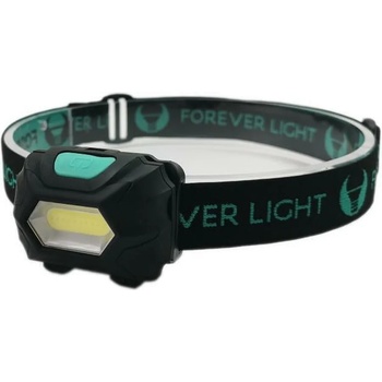 Forever Челник Forever Light Basic COB, с батерии AA, 135lm, 4 режима на работа, черен (IT8616)