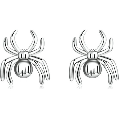 Grace Silver Jewellery stříbrné náušnice Emma pavouček pro štěstí E-SCE1290/111 stříbrná