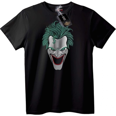 NOONEBRAND Тениска Лице на Joker - XS, Black