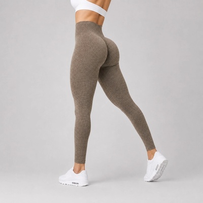 Legínovo Push-up legíny hnedé Carpee