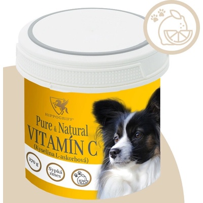 Hippogriff Vitamín C Syntéza kolagénu pre psy 270 g